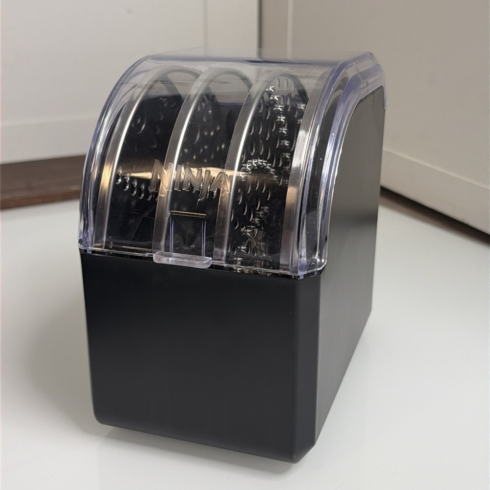 Ninja Food Processor 4 Disc Set + Storage Caddy Slicer Grater Crinkle French Fry